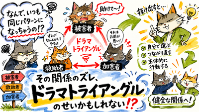 ドラマトライアングルから脱出する：救済者型リーダーがコーチングマインドに変わるべき理由