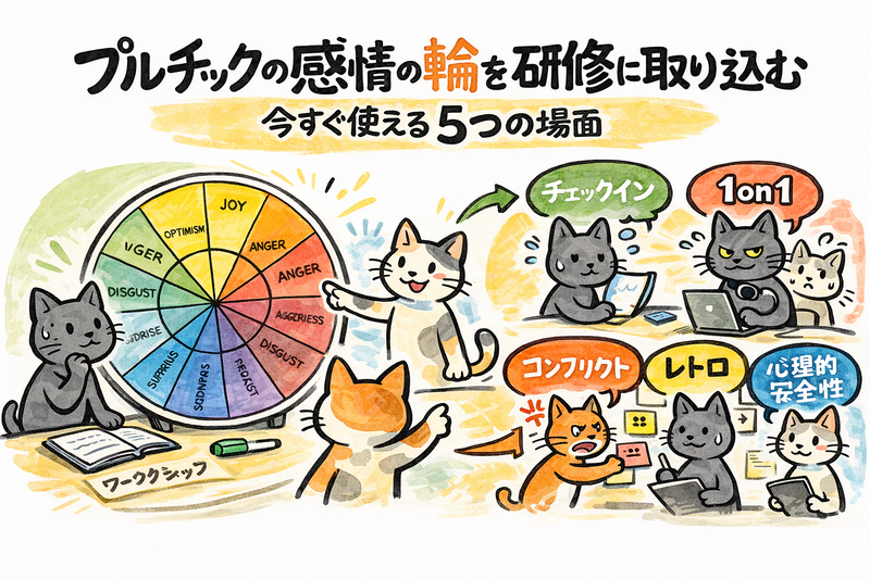 プルチックの感情の輪を研修に取り込む — 今すぐ使える5つの場面