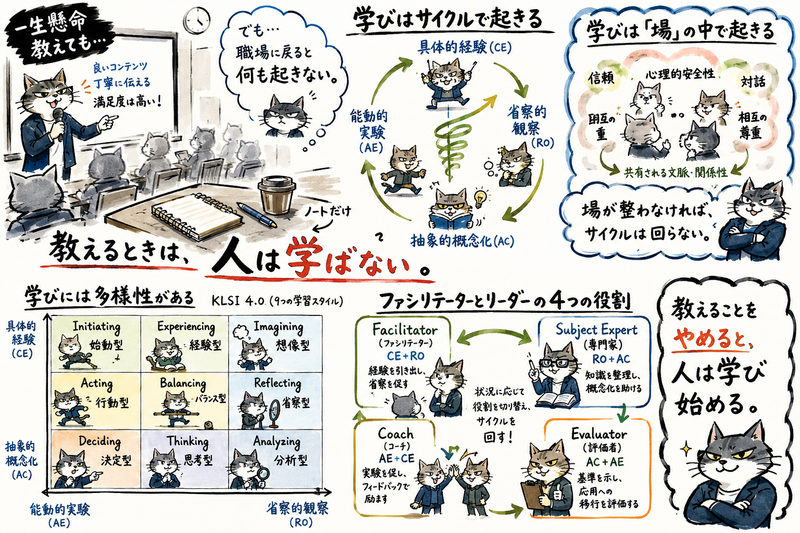 教えるときは、人は学ばない