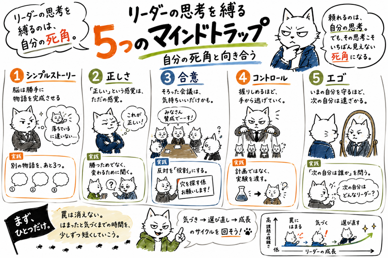 リーダーの思考を縛る5つのマインドトラップ