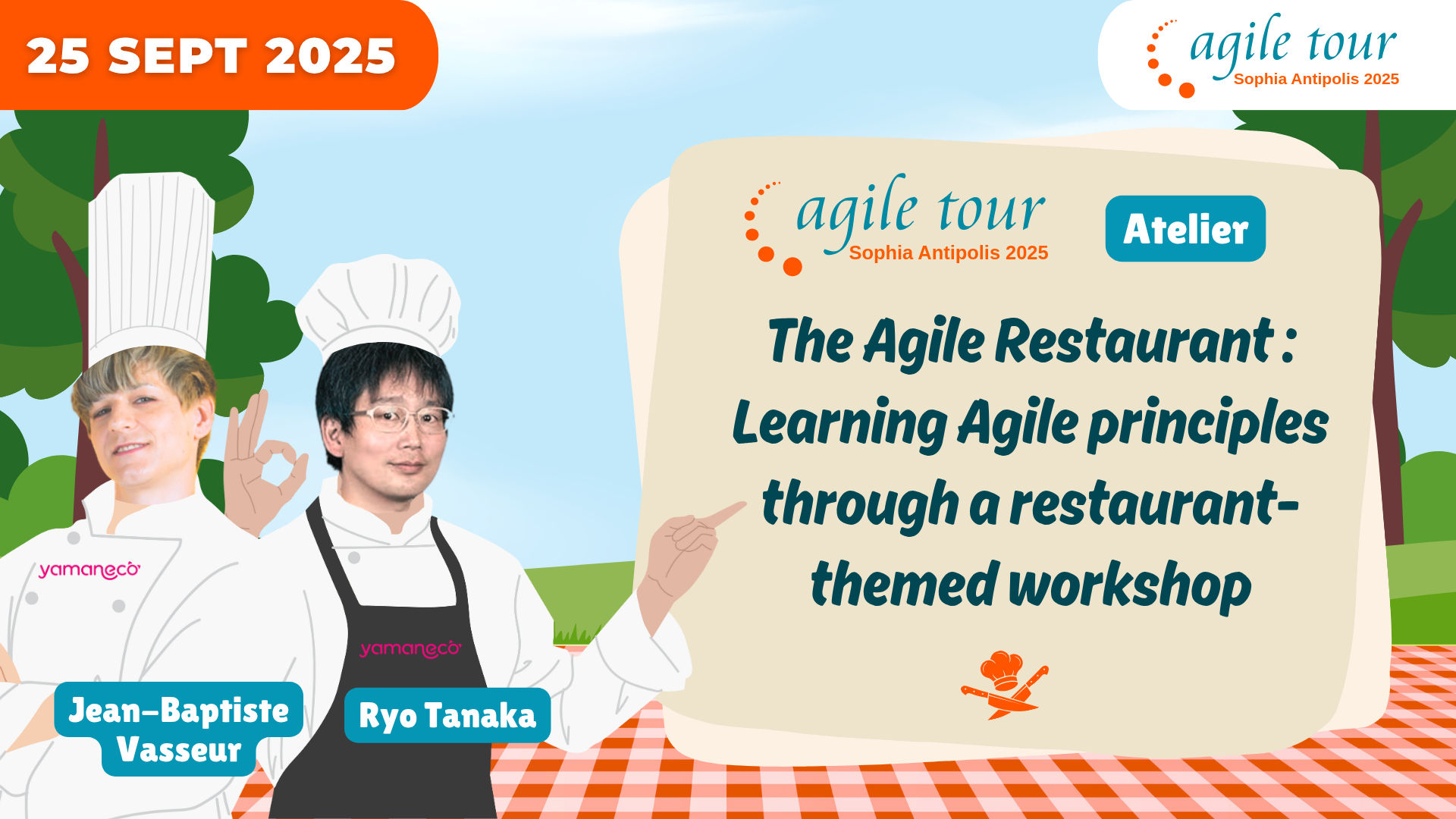 Bringing Agile Restaurant to France: A Cross-Cultural Workshop Experience